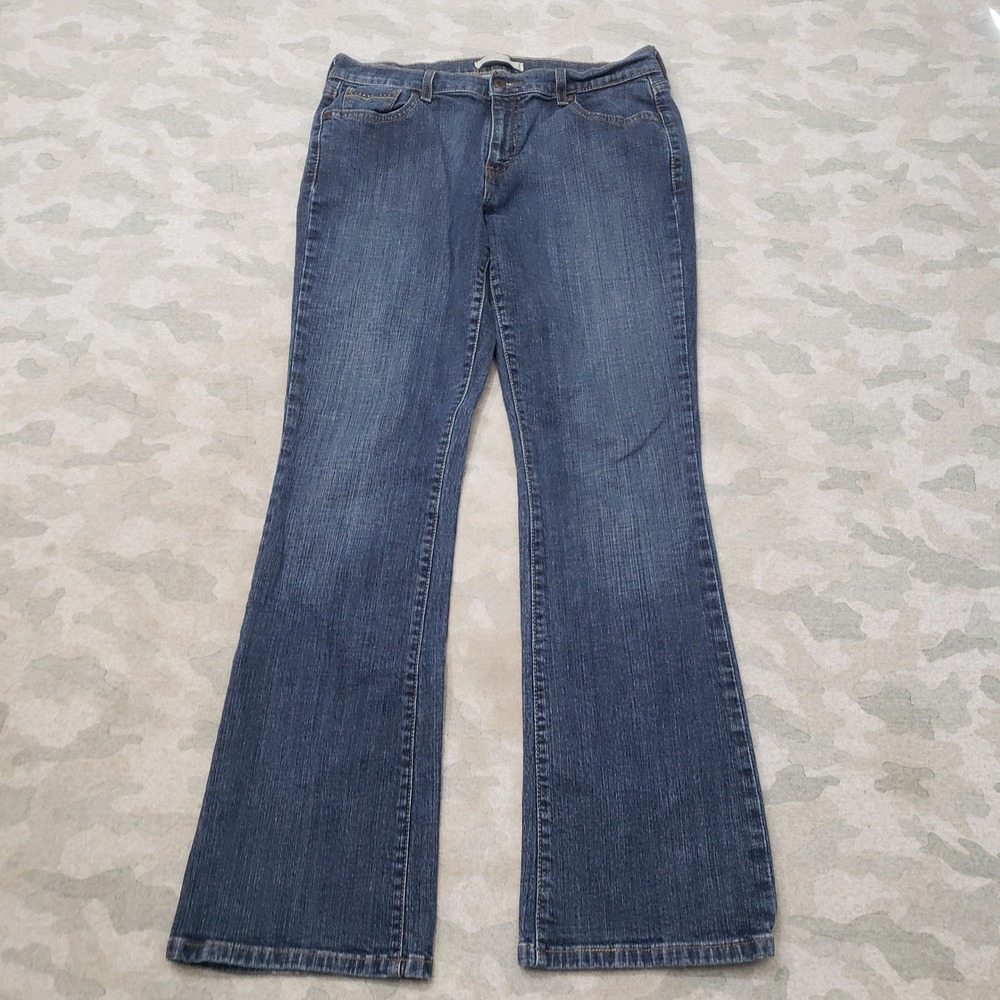 Levi's 515 Jeans Women 12 Blue Boot Cut Stretch Denim Medium Wash